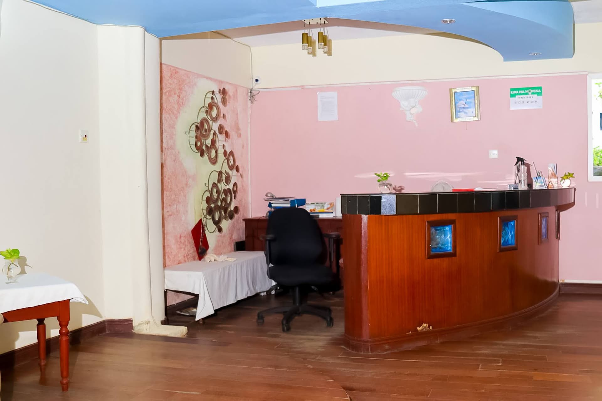 Oasis Wellness Centre reception