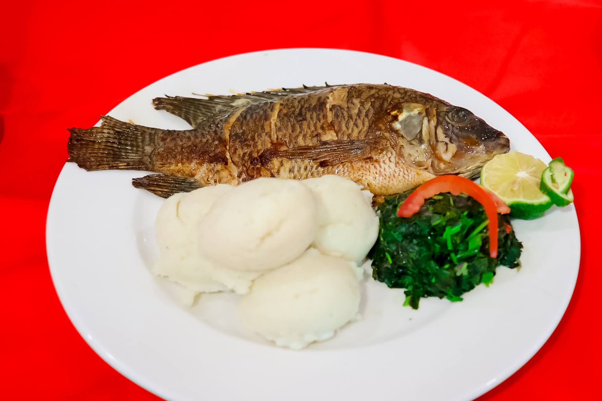 Sunrise Resort restaurant fish dish