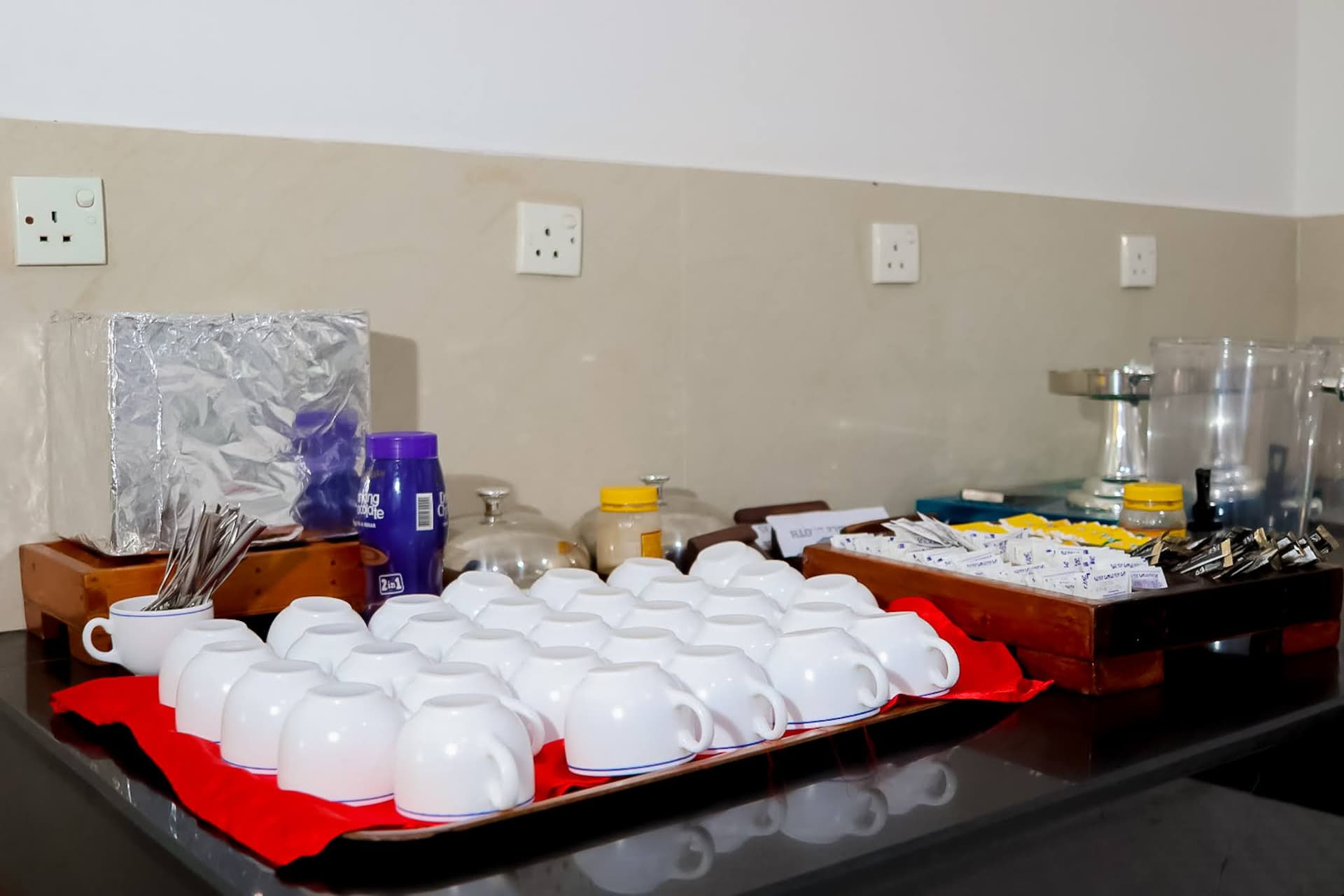 Sunrise Resort conference tea station